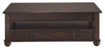Ashley Barilanni Dark Brown Casual Coffee Table with Lift Top T934-9