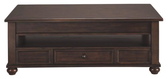 Ashley Barilanni Dark Brown Casual Coffee Table with Lift Top T934-9