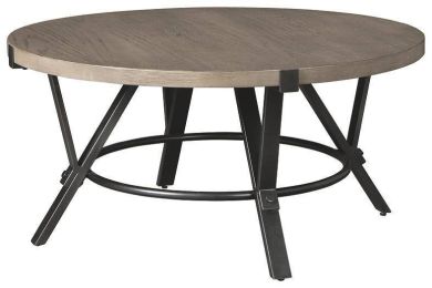 Ashley Zontini Light Brown Contemporary Coffee Table T206-8