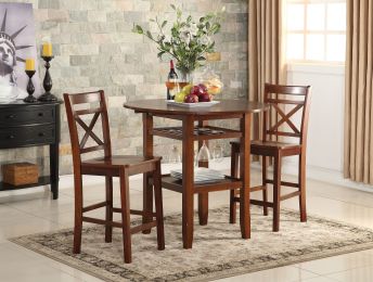 Tartys Counter Height Table in Cherry 72535