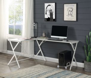 Dazenus Computer Desk in White Finish OF00050