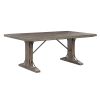 Raphaela Dining Table in Weathered Cherry Finish DN00980