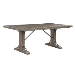 Raphaela Dining Table in Weathered Cherry Finish DN00980