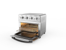 Toaster Oven Air Fryer Combo;  Countertop Convection Oven with 4 Accessories & Recipes;  Easy Clean;  Stainless Steel;  Silver