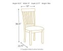 Ashley Berringer Rustic Brown Casual Dining Chair (Set of 2) D199-01