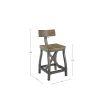 [Only support Drop Shipping Buyer] Lancaster Counter Stool with Back