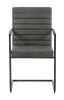 Ashley Strumford Gray+Black Contemporary Dining Arm Chair (Set of 2) D449-02A