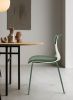 Leisure Chair Dining Chair with match color pad; tilt degree 15Â°; iron foot with mute pad; 300LBS; Green; set of 2