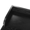 47.2" L Rectangular Computer Desk; Writing Desk - full black