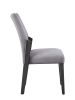 Bernice Side Chair (Set-2); Fabric &amp; Gray Oak (2Pc/1Ctn) 72292