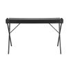 47.2" L Rectangular Computer Desk; Writing Desk - full black