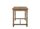 Farsiris Counter Height Table; Weathered Oak Finish 77175