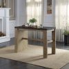 Charnell Counter Heigh Table in Marble &amp; Oak Finish DN00551