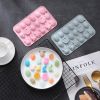 2PCS Silicone Mold 18 Cavities Non-Stick Egg Bunny Baking Tool Easter Xmas Party Decor