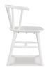 Ashley Grannen White Contemporary Dining Chair (Set of 2) D407-01