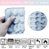 2PCS Silicone Mold 18 Cavities Non-Stick Egg Bunny Baking Tool Easter Xmas Party Decor