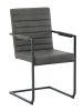 Ashley Strumford Gray+Black Contemporary Dining Arm Chair (Set of 2) D449-02A