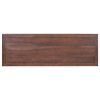 TOPMAX Rustic Counter Height 5-Piece Dining Set; Wood Console Table Set with 4 Stools for Small Places; Walnut+Cream