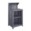 Cargo Reception Desk in Gunmetal Finish AC00378