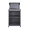 Cargo Reception Desk in Gunmetal Finish AC00378