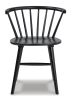 Ashley Otaska Black Contemporary Dining Chair (Set of 2) D406-01