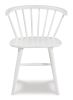 Ashley Grannen White Contemporary Dining Chair (Set of 2) D407-01