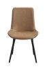 Abiram Side Chair (Set-2) in Brown PU DN01029