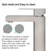 Aqucubic Deck Mounted UPC Basin Mixer Taps Single Handle Bathroom Faucet