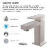 Aqucubic Deck Mounted UPC Basin Mixer Taps Single Handle Bathroom Faucet