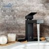 Aqucubic Deck Mounted UPC Basin Mixer Taps Single Handle Bathroom Faucet