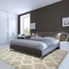 Indoor Rectangle Geometric Contemporary Area Rugs For Living Room Bedroom Plush Carpet; 5'x8'